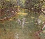 Antonin Hudecek A Stream in Sunshine oil painting
